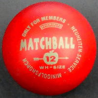 Bild von Matchball 12 in rot